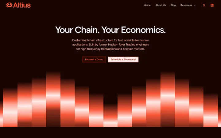 Altius Labs 首屏截图