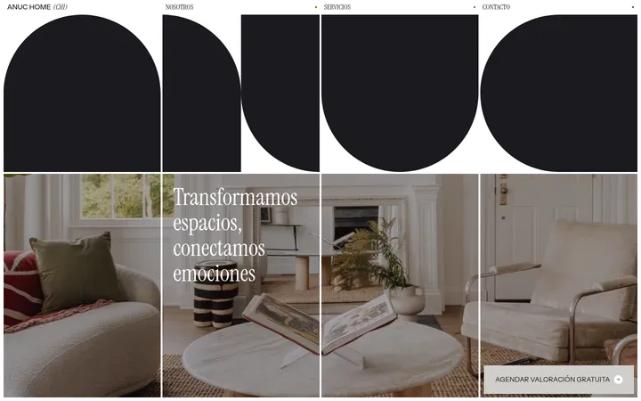 Anuc Home 首屏截图