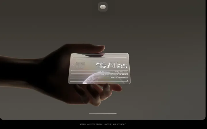 Atlas Card 首屏截图
