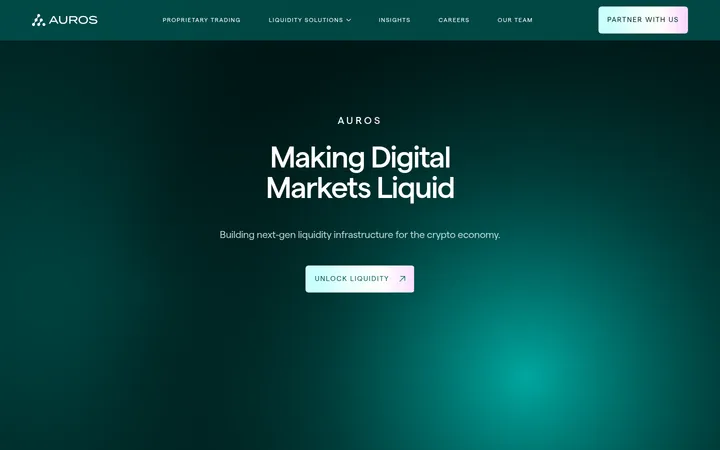 Auros 首屏截图