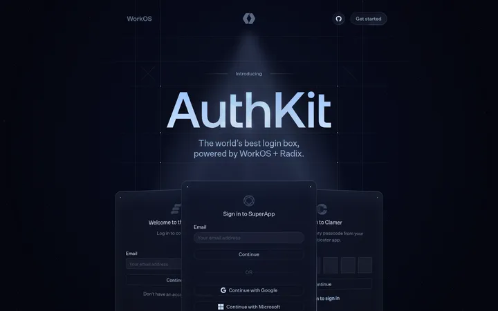 AuthKit 首屏截图