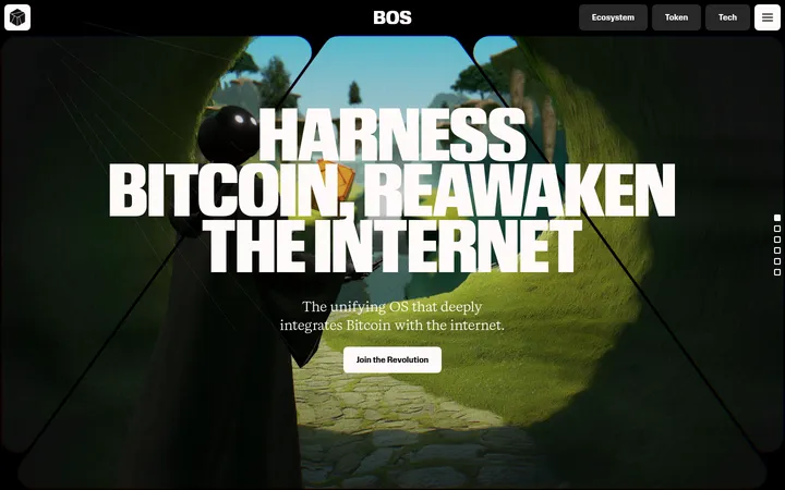 BitcoinOS 首屏截图