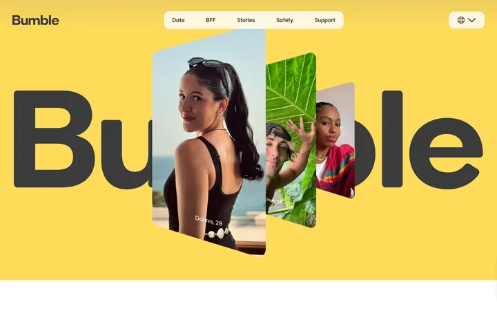 Bumble 首屏截图