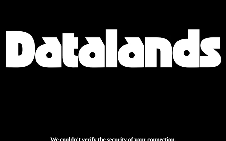 Datalands 首屏截图