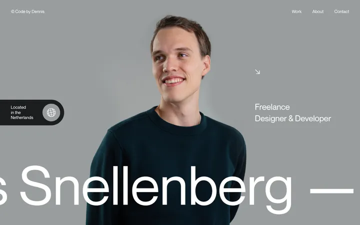 Dennis Snellenberg 首屏截图
