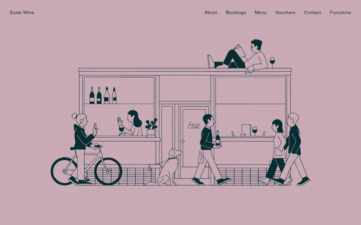 Essie Wine 首屏截图