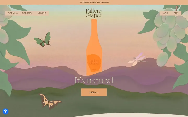 Fallen Grape 首屏截图
