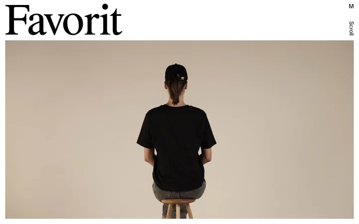 Favorit Studio 首屏截图