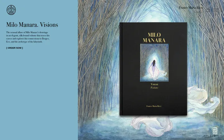Franco Maria Ricci Editore 首屏截图