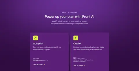 Front AI 加购
