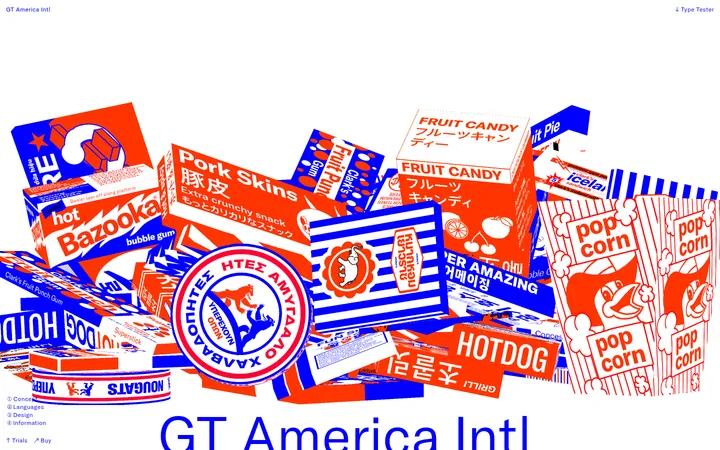 Grilli Type — GT America Intl 首屏截图