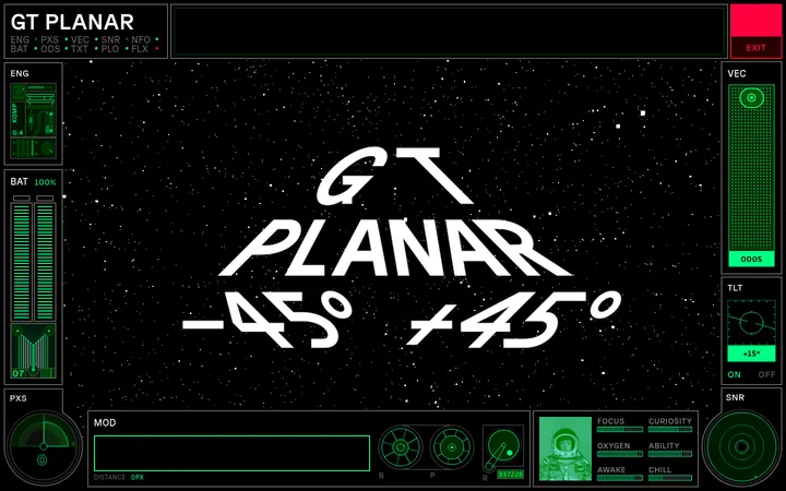 GT Planar 首屏截图