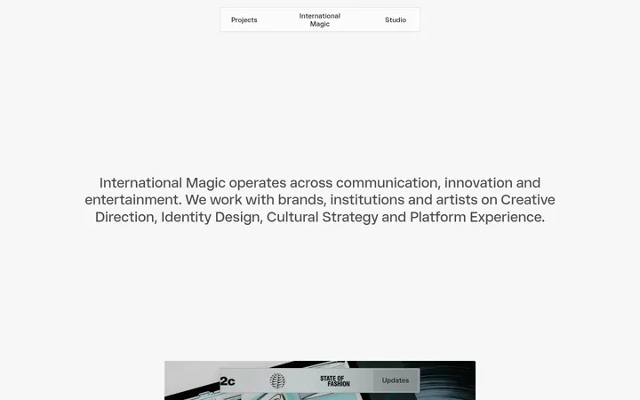 International Magic 首屏截图