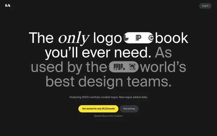 LogoArchive 首屏截图
