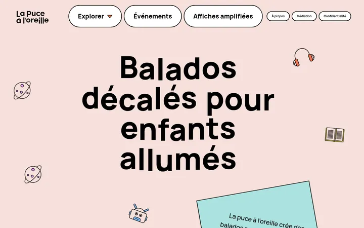 La puce à l'oreille 首屏截图