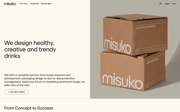 Misuko 首屏截图