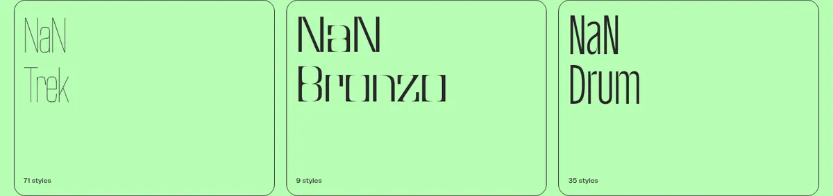 更多字体