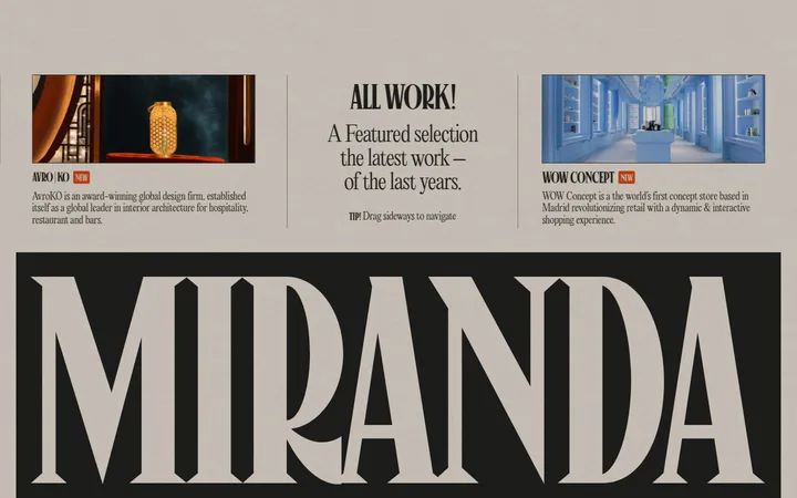 Niccolò Miranda 首屏截图