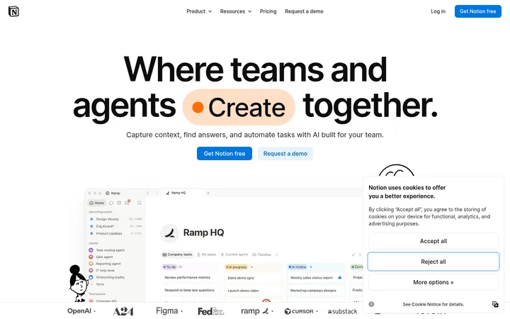 Notion 首屏截图