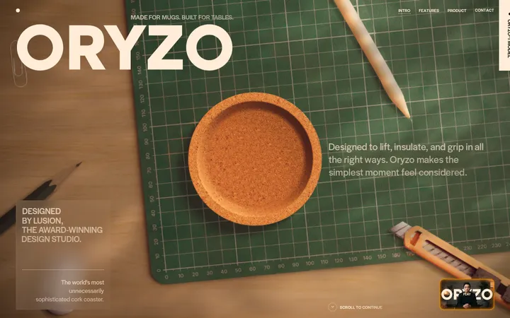 ORYZO AI 首屏截图