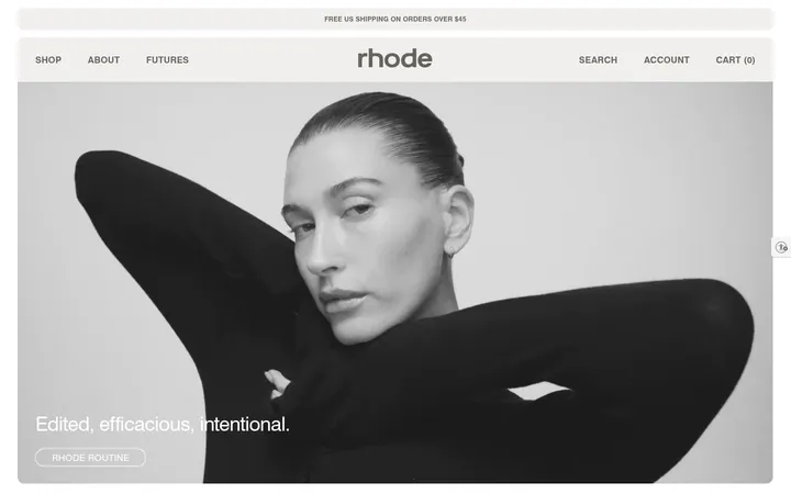 rhode 首屏截图