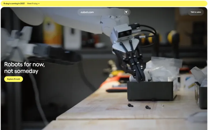 Robot.com 首屏截图