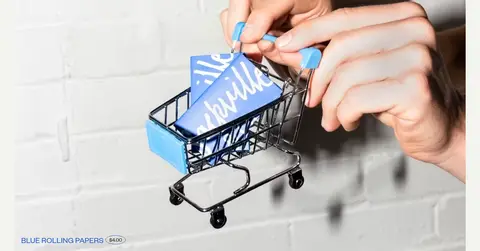 蓝色卷烟纸