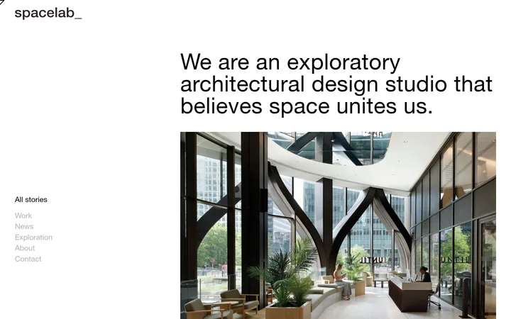 Spacelab 首屏截图