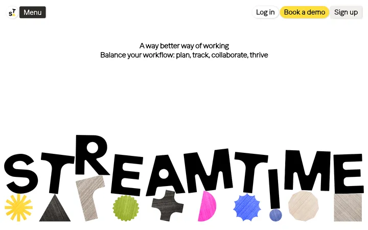 Streamtime 首屏截图