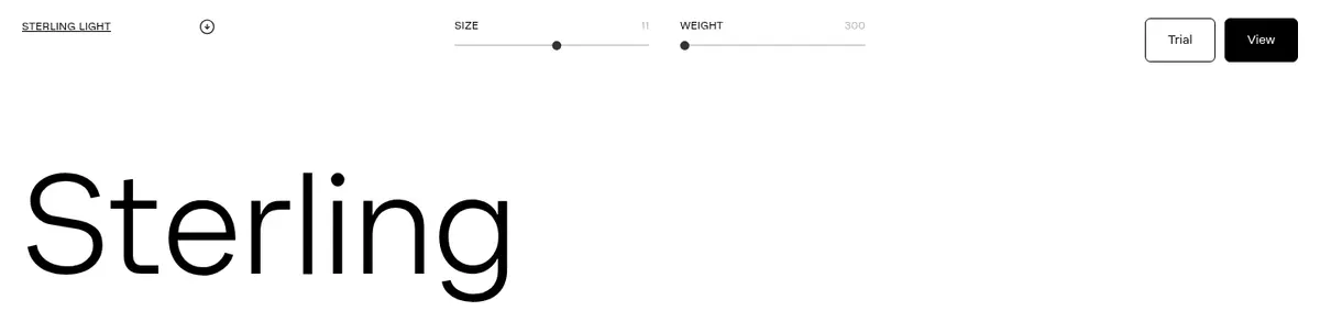 字体样张
