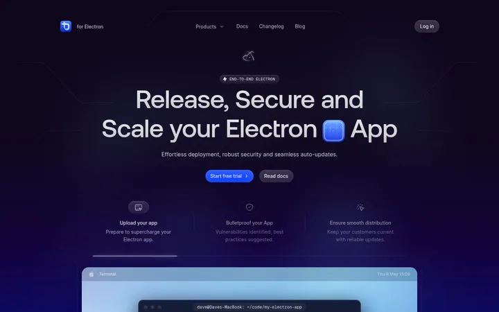 ToDesktop 首屏截图