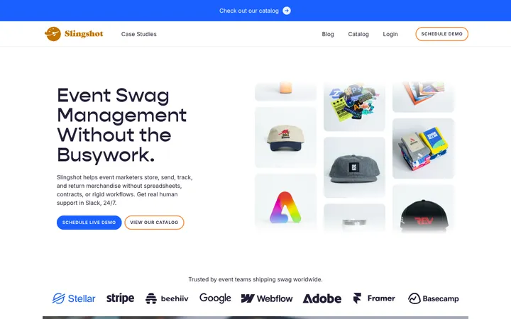 Slingshot 首屏截图