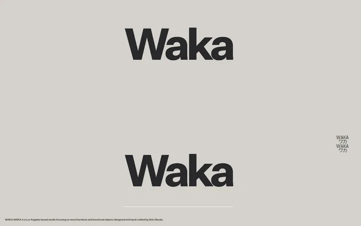 Waka Waka 首屏截图
