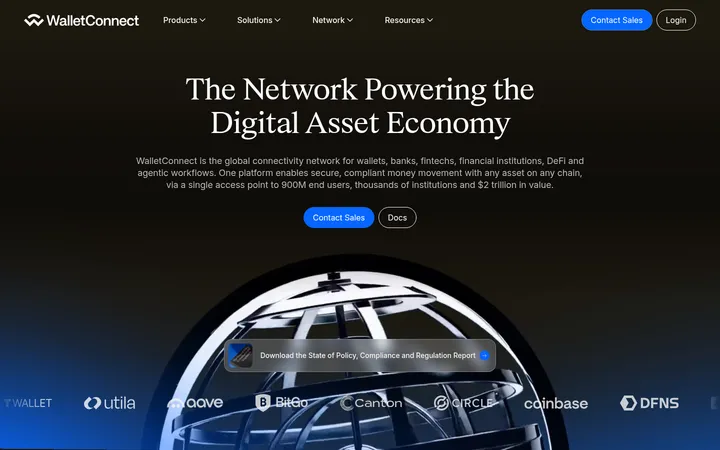 WalletConnect 首屏截图