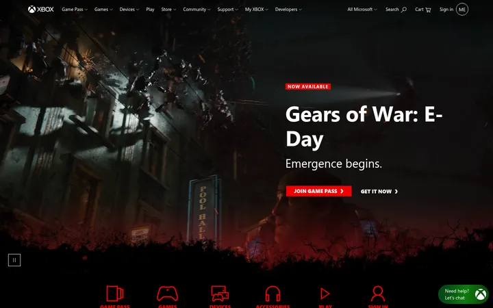 Xbox 首屏截图